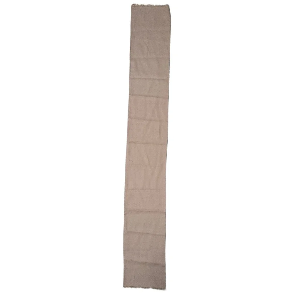Taupe scarf with Floral Pattern 54